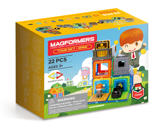 278-81 Magformers Town Set - Bank