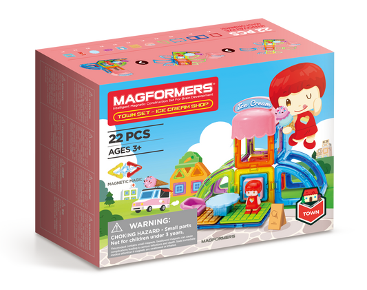278-80 Magformers Town Set - Ice Cream